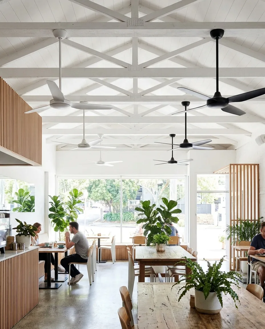 fans being cleaned in a Darwin business